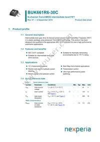 BUK661R6-30C Datasheet Cover