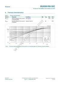 BUK661R6-30C Datasheet Page 5