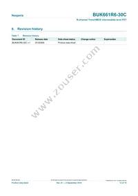 BUK661R6-30C Datasheet Page 12