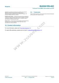 BUK661R9-40C Datasheet Page 14