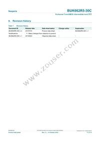 BUK662R5-30C Datasheet Page 11