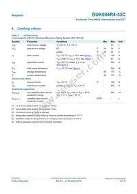 BUK664R4-55C Datasheet Page 3