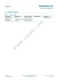 BUK664R8-75C Datasheet Page 11