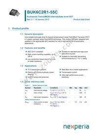 BUK6C2R1-55C Datasheet Cover