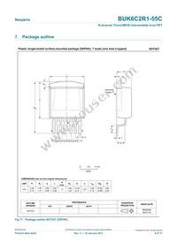 BUK6C2R1-55C Datasheet Page 9
