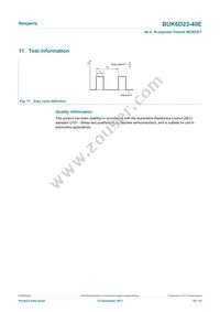 BUK6D23-40EX Datasheet Page 10