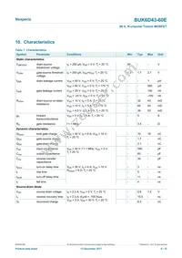 BUK6D43-60EX Datasheet Page 6