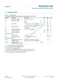 BUK6E2R3-40C Datasheet Page 3