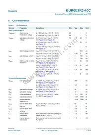 BUK6E2R3-40C Datasheet Page 6