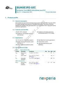 BUK6E3R2-55C Datasheet Cover