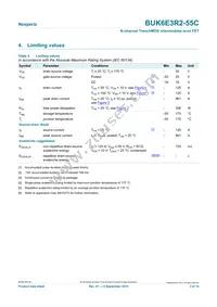 BUK6E3R2-55C Datasheet Page 3