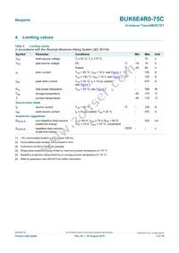 BUK6E4R0-75C Datasheet Page 3