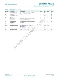 BUK7105-40ATE Datasheet Page 8