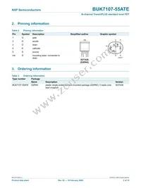 BUK7107-55ATE Datasheet Page 3