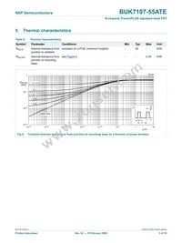 BUK7107-55ATE Datasheet Page 6