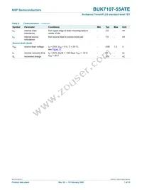 BUK7107-55ATE Datasheet Page 8