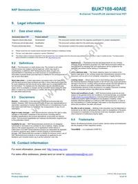 BUK7108-40AIE Datasheet Page 15