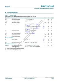 BUK7207-30B Datasheet Page 3
