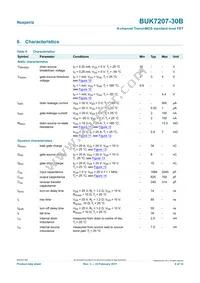 BUK7207-30B Datasheet Page 6