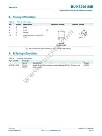 BUK7210-55B Datasheet Page 2