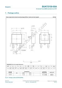 BUK72150-55A Datasheet Page 9
