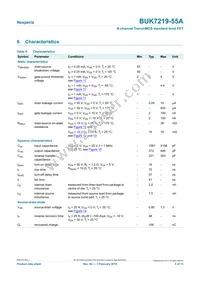 BUK7219-55A Datasheet Page 5