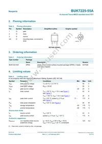 BUK7225-55A Datasheet Page 2