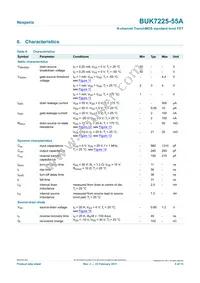 BUK7225-55A Datasheet Page 5