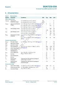 BUK7230-55A Datasheet Page 5
