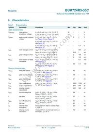 BUK724R5-30C Datasheet Page 6