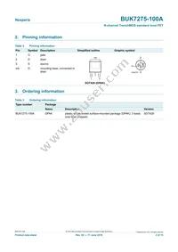 BUK7275-100A Datasheet Page 2