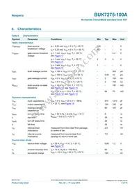 BUK7275-100A Datasheet Page 5