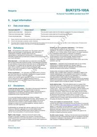 BUK7275-100A Datasheet Page 11