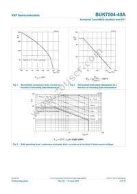 BUK7504-40A Datasheet Page 5