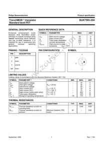 BUK7505-30A Datasheet Cover