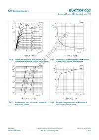 BUK7507-30B Datasheet Page 8