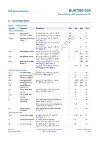 BUK7507-55B Datasheet Page 7