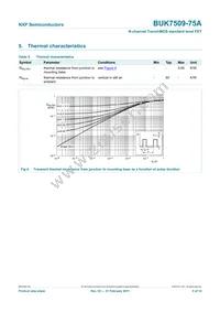 BUK7509-75A Datasheet Page 6