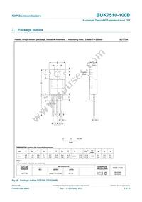 BUK7510-100B Datasheet Page 10