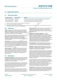 BUK7510-100B Datasheet Page 12