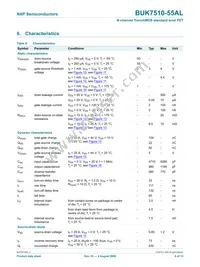 BUK7510-55AL Datasheet Page 6