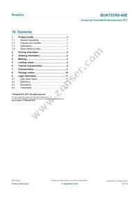 BUK751R8-40E Datasheet Page 13