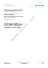 BUK7526-100B Datasheet Page 12