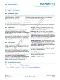 BUK752R3-40C Datasheet Page 14