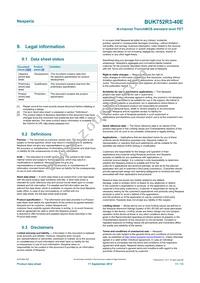 BUK752R3-40E Datasheet Page 11