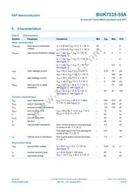 BUK7535-55A Datasheet Page 7