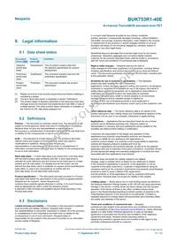 BUK753R1-40E Datasheet Page 11