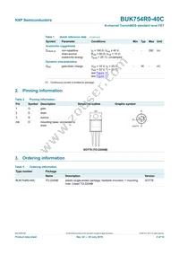 BUK754R0-40C Datasheet Page 3