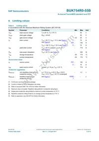 BUK754R0-55B Datasheet Page 4
