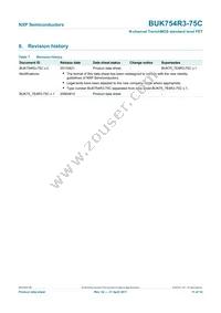 BUK754R3-75C Datasheet Page 11